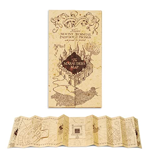 Grupo Erik Mapa del merodeador Harry Potter - Réplica mapa merodeador Escala 1:1 - Harry Potter regalos - Harry Potter merchandising | Producto con licencia oficial