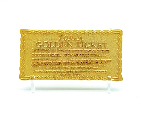 Fanattik Ticket Dorado Willy Wonka Edición Limitada, Multicolor